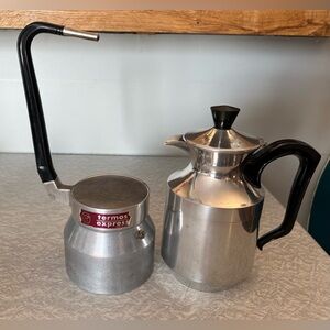Vintage Termos Express/La Signora Caffettiera/ Stove Top Espresso Maker/Carafe